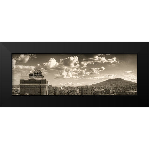 Choo Choo to Lookout Pano Sepia Black Modern Wood Framed Art Print by Lee, Rachel
