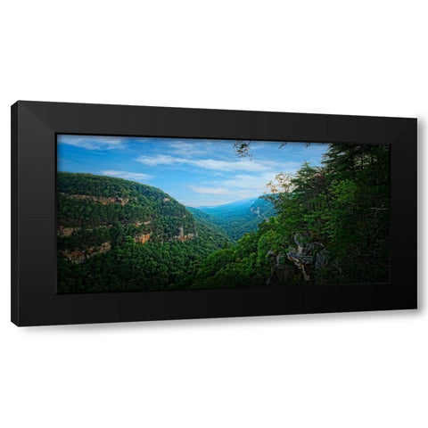 Cloudland Canyon Black Modern Wood Framed Art Print by Lee, Rachel