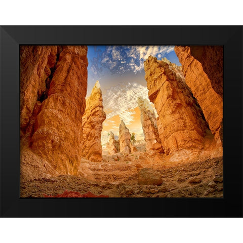 Desert 1 Black Modern Wood Framed Art Print by Lee, Rachel