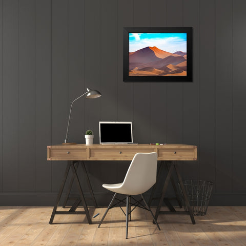 Desert 2 Black Modern Wood Framed Art Print by Lee, Rachel