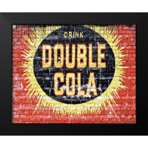Double Cola Black Modern Wood Framed Art Print by Lee, Rachel