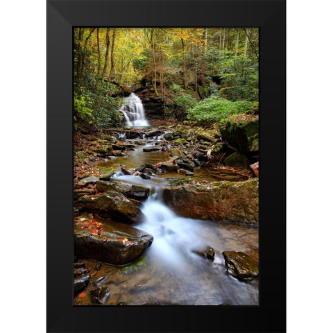 Falls 1 Black Modern Wood Framed Art Print by Lee, Rachel