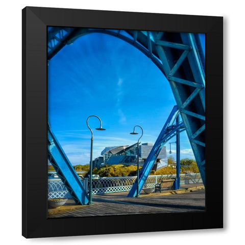 Framed Hunter Black Modern Wood Framed Art Print with Double Matting by Lee, Rachel