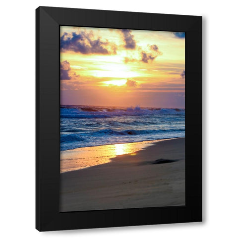 Gulf Shores 1 Black Modern Wood Framed Art Print by Lee, Rachel