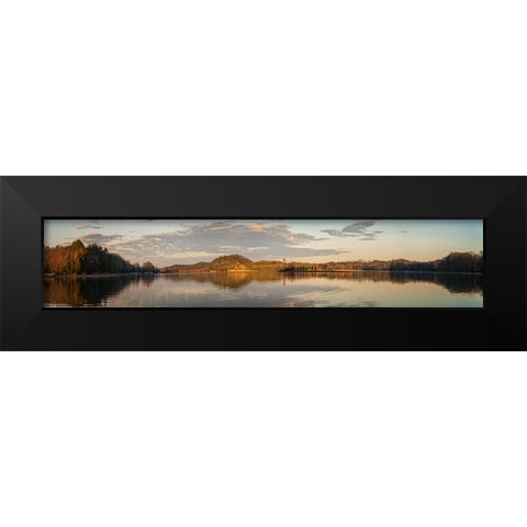Hiwassee Refuge 2 Black Modern Wood Framed Art Print by Lee, Rachel