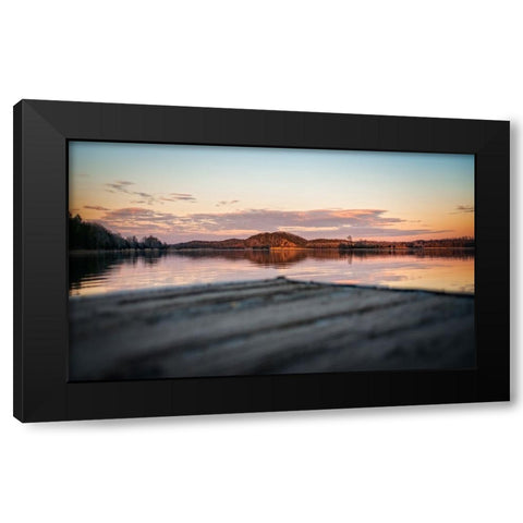 Hiwassee Refuge 3 Black Modern Wood Framed Art Print with Double Matting by Lee, Rachel