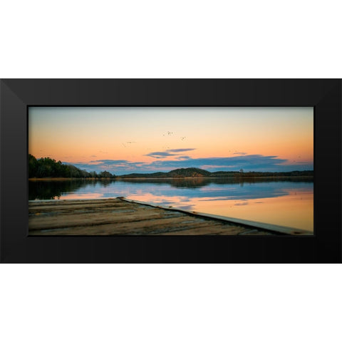 Hiwassee Refuge 5 Black Modern Wood Framed Art Print by Lee, Rachel