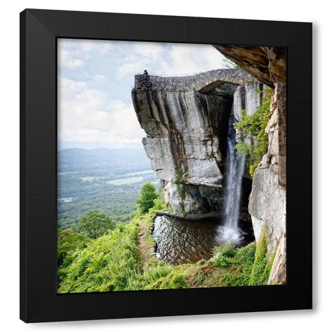 Lovers Leap Black Modern Wood Framed Art Print by Lee, Rachel