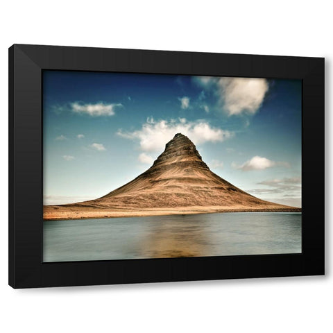 Mountain Lake 11 Black Modern Wood Framed Art Print with Double Matting by Lee, Rachel