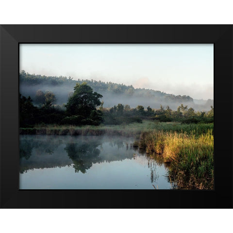 Mountain Lake 17 Black Modern Wood Framed Art Print by Lee, Rachel