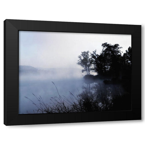Mountain Lake 20 Black Modern Wood Framed Art Print by Lee, Rachel
