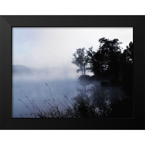 Mountain Lake 20 Black Modern Wood Framed Art Print by Lee, Rachel