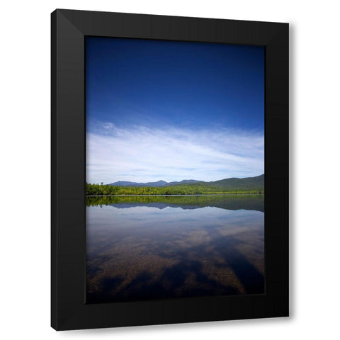 Mountain Lake 3 Black Modern Wood Framed Art Print by Lee, Rachel