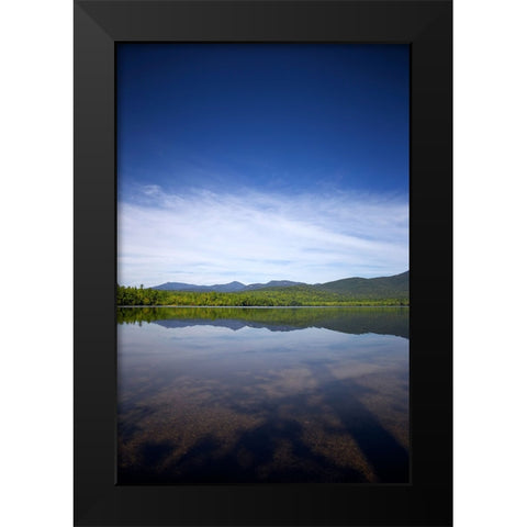 Mountain Lake 3 Black Modern Wood Framed Art Print by Lee, Rachel