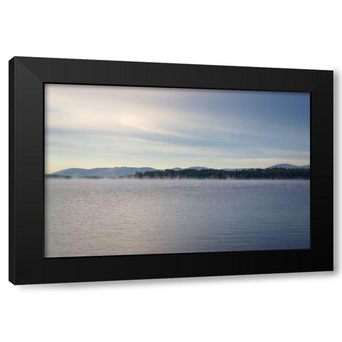 Mountain Lake 5 Black Modern Wood Framed Art Print by Lee, Rachel