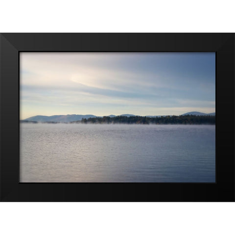 Mountain Lake 5 Black Modern Wood Framed Art Print by Lee, Rachel