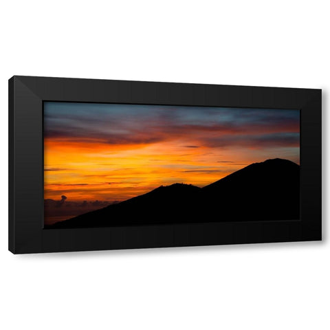 Mountain View 37 Black Modern Wood Framed Art Print by Lee, Rachel