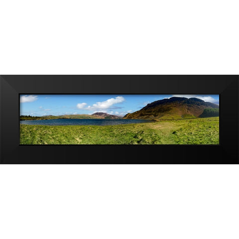 Mountain View 53 Black Modern Wood Framed Art Print by Lee, Rachel