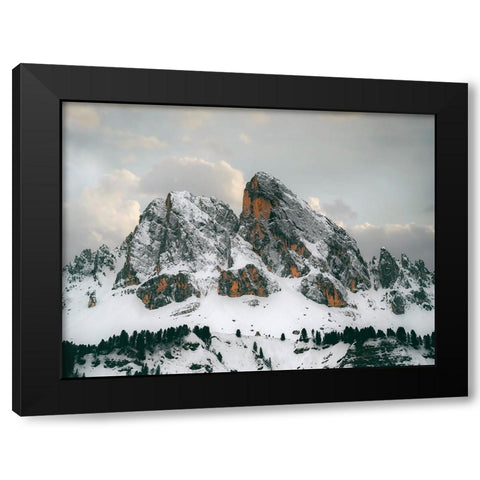 Mountain View 70 Black Modern Wood Framed Art Print by Lee, Rachel