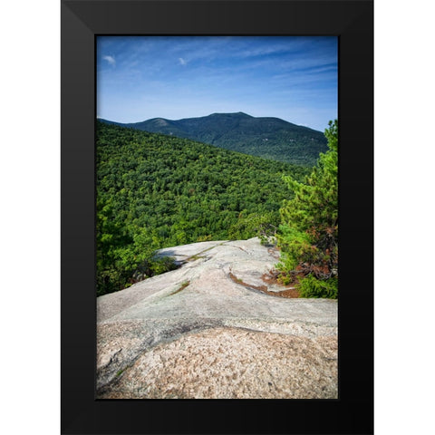Mountains 1 Black Modern Wood Framed Art Print by Lee, Rachel