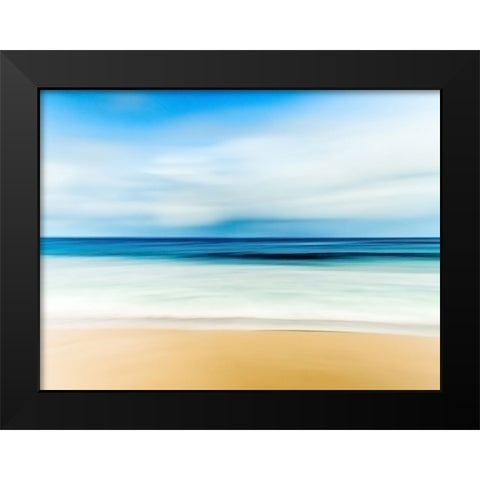 Ocean 10 Black Modern Wood Framed Art Print by Lee, Rachel