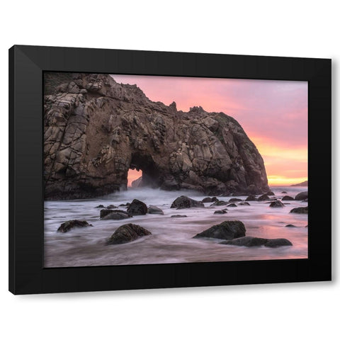 Ocean 11 Black Modern Wood Framed Art Print by Lee, Rachel