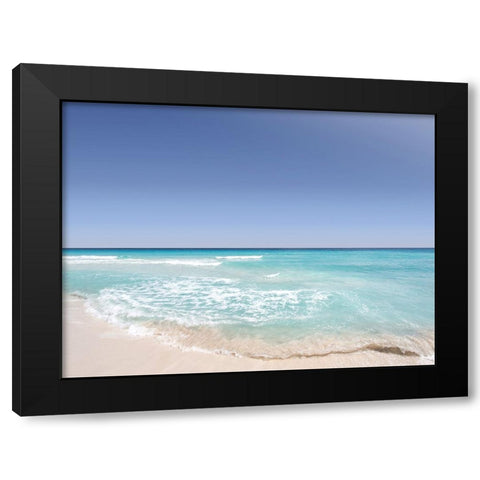 Ocean 12 Black Modern Wood Framed Art Print with Double Matting by Lee, Rachel