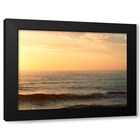 Ocean 14 Black Modern Wood Framed Art Print with Double Matting by Lee, Rachel