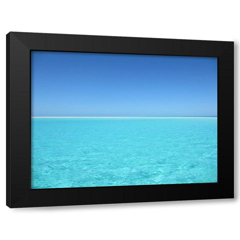 Ocean 15 Black Modern Wood Framed Art Print with Double Matting by Lee, Rachel