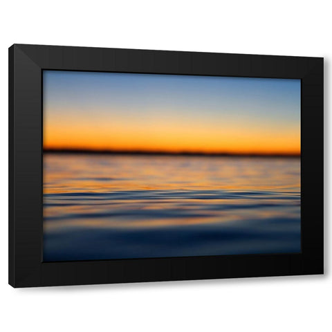 Ocean 18 Black Modern Wood Framed Art Print by Lee, Rachel