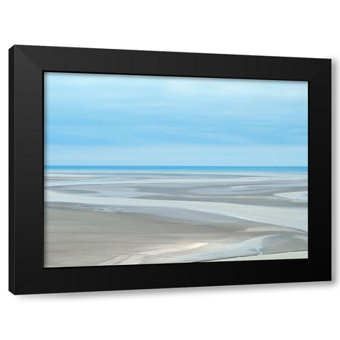 Ocean 19 Black Modern Wood Framed Art Print by Lee, Rachel