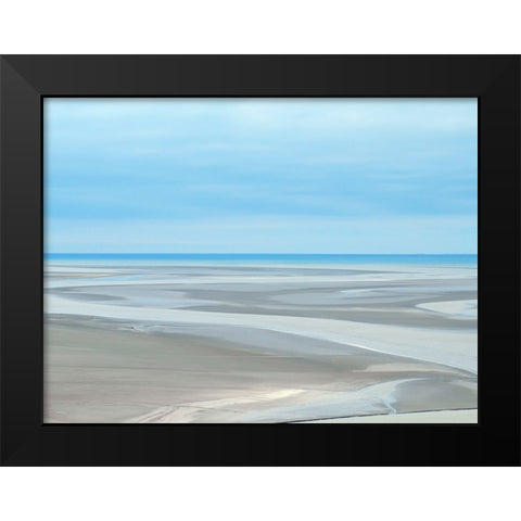 Ocean 19 Black Modern Wood Framed Art Print by Lee, Rachel