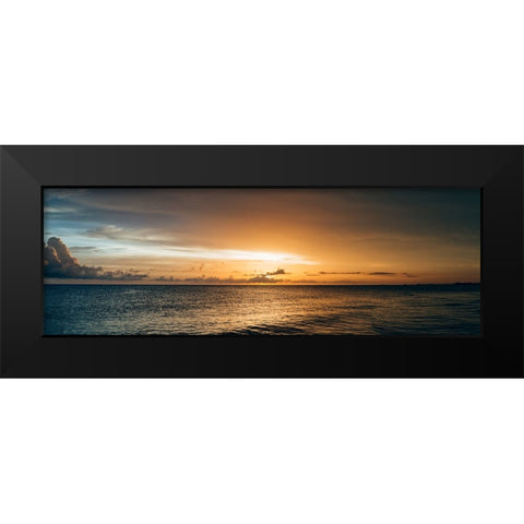 Ocean 21 Black Modern Wood Framed Art Print by Lee, Rachel