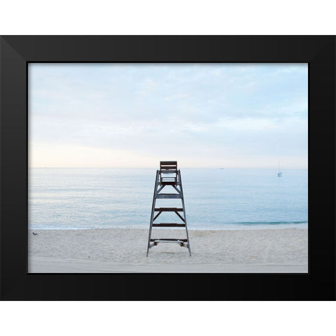 Ocean 30 Black Modern Wood Framed Art Print by Lee, Rachel