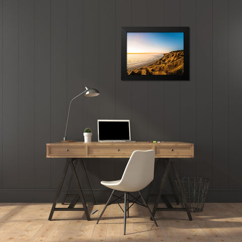 Ocean 5 Black Modern Wood Framed Art Print by Lee, Rachel