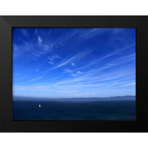 Ocean 51 Black Modern Wood Framed Art Print by Lee, Rachel