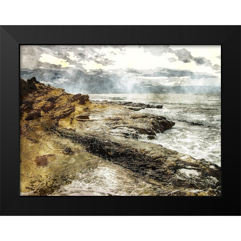 Ocean 53 Black Modern Wood Framed Art Print by Lee, Rachel
