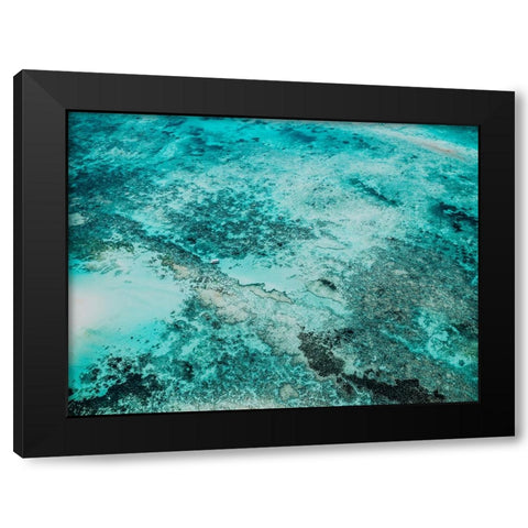 Ocean 58 Black Modern Wood Framed Art Print with Double Matting by Lee, Rachel
