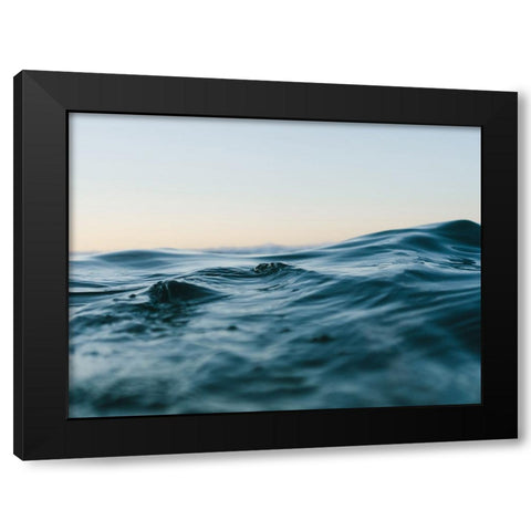 Ocean 60 Black Modern Wood Framed Art Print by Lee, Rachel