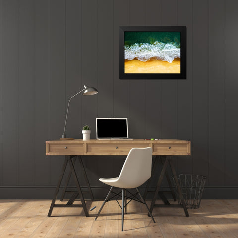 Ocean 61 Black Modern Wood Framed Art Print by Lee, Rachel