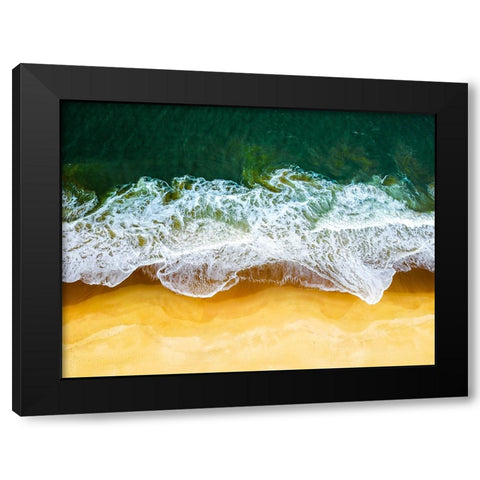 Ocean 61 Black Modern Wood Framed Art Print by Lee, Rachel