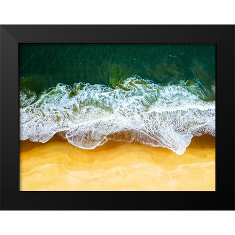 Ocean 61 Black Modern Wood Framed Art Print by Lee, Rachel