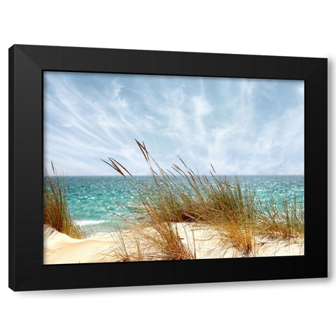Ocean 63 Black Modern Wood Framed Art Print with Double Matting by Lee, Rachel