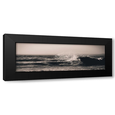 Ocean 8 Black Modern Wood Framed Art Print with Double Matting by Lee, Rachel