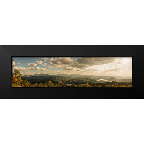 Ocoee Valley Pano 1 Black Modern Wood Framed Art Print by Lee, Rachel