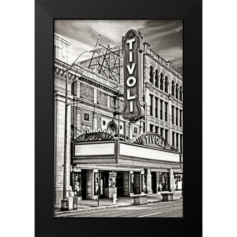Old Tivoli Sepia Black Modern Wood Framed Art Print by Lee, Rachel