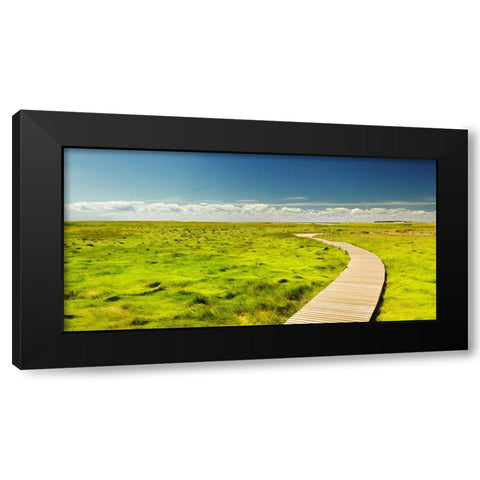 Pier 9 Black Modern Wood Framed Art Print by Lee, Rachel