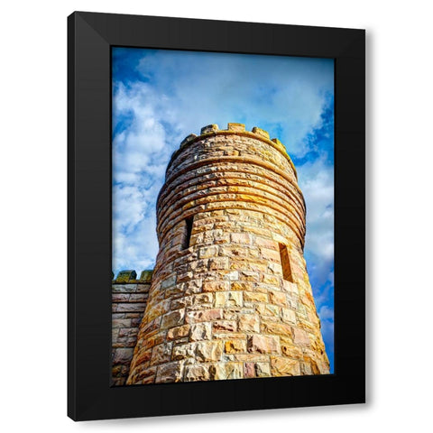 Point Park Tower 1 Black Modern Wood Framed Art Print by Lee, Rachel