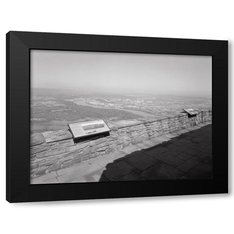 Point Park View Black Modern Wood Framed Art Print by Lee, Rachel
