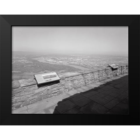 Point Park View Black Modern Wood Framed Art Print by Lee, Rachel